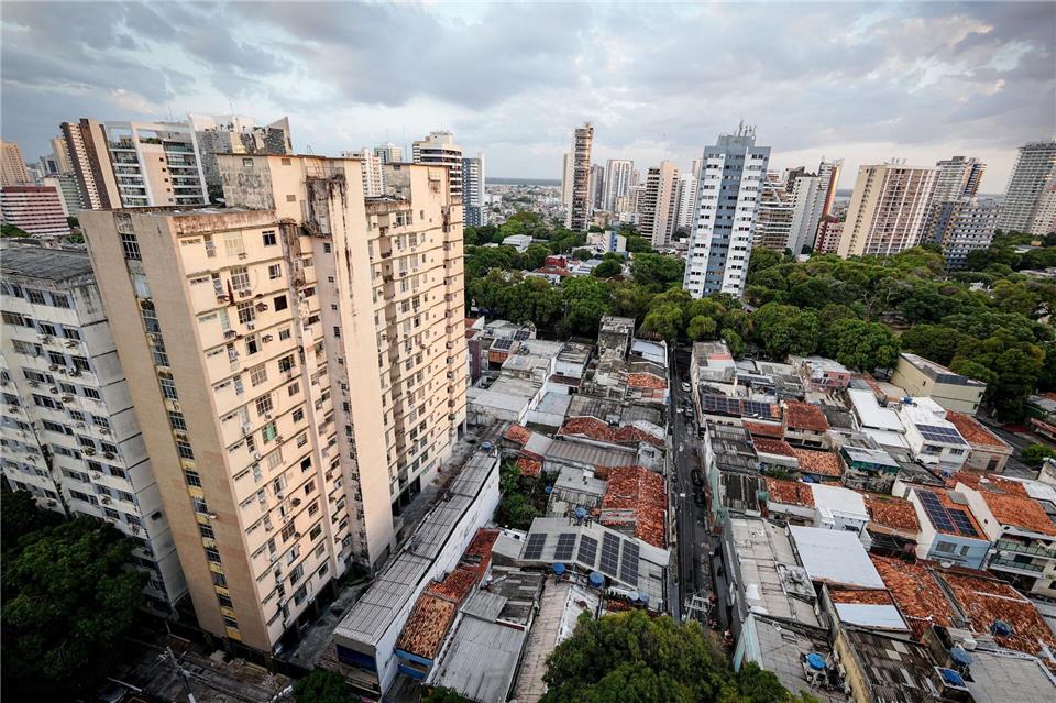 Um dieses Stadtbild geht es diesmal: Belém, Brasilien.Kay Nietfeld/dpa