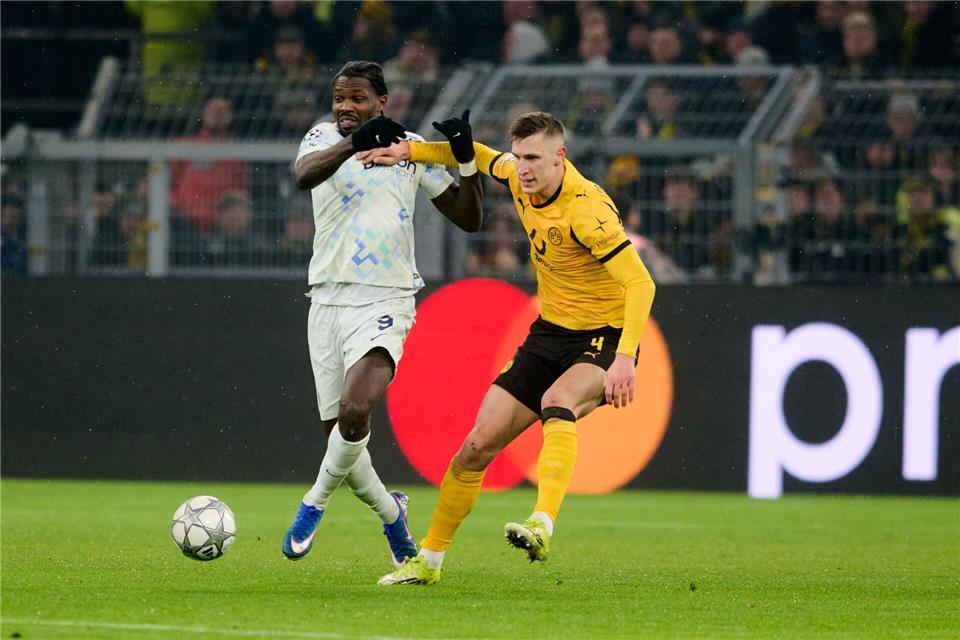 Umkämpftes Duell von Dortmund und Inter.Bernd Thissen/dpa