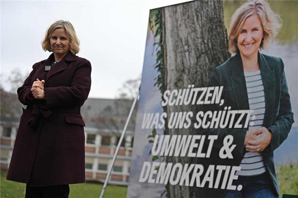 Umwelt- und Klimaschutz gehören zu den Herzensthemen der Grünen-Spitzenkandidatin Katrin Eder. (Archivbild)Michael Brandt/dpa