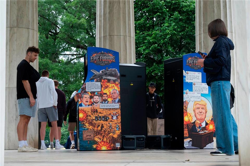 Unbekannte haben ein neues Videospiel zu Ehren Trumps entwickelt. Manuel Balce Ceneta/AP/dpa