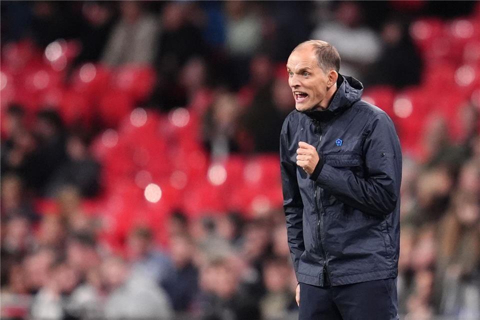 Und die Stimmung in Wembley? Eher nicht so gut, meint Thomas Tuchel.Adam Davy/PA Wire/dpa