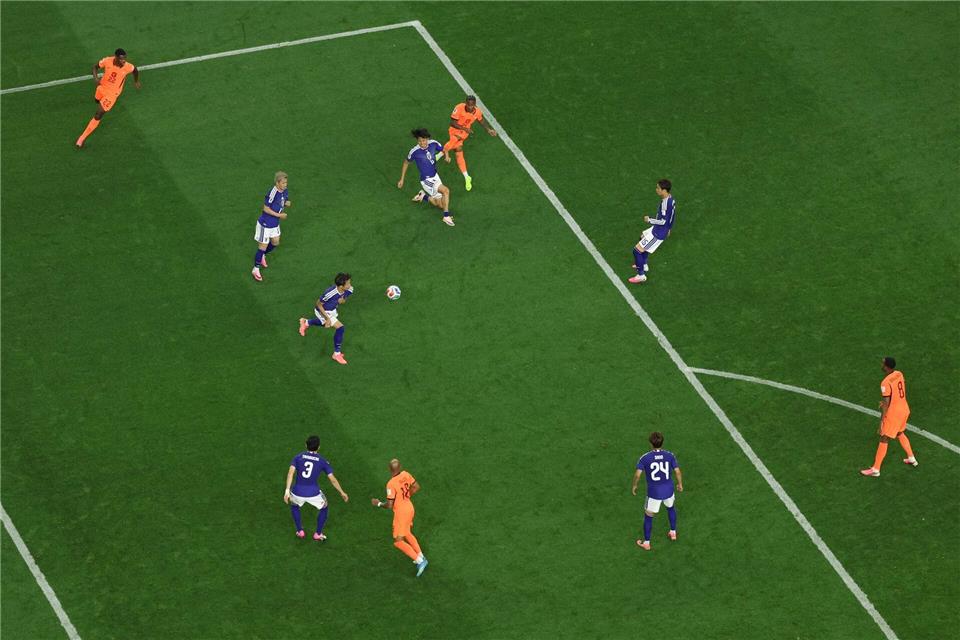 Und noch ein Remis: Die Niederlande und Japan spielten 1:1.Sam Hodde/AP/dpa