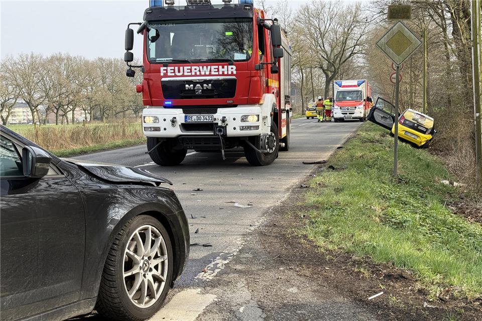 Unfall Pizataxi Dorsten Borkener beteiligtBludau