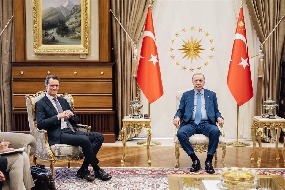 Ungewöhnliches Treffen: Wüst bei ErdoganMarcel Kusch/Staatskanzlei Nordrhein-Westfalen/dpa