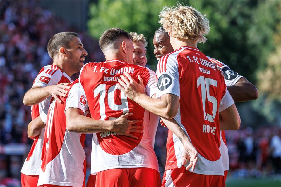 Union Berlin will seinen guten Saisonstart ausbauen. Andreas Gora/dpa
