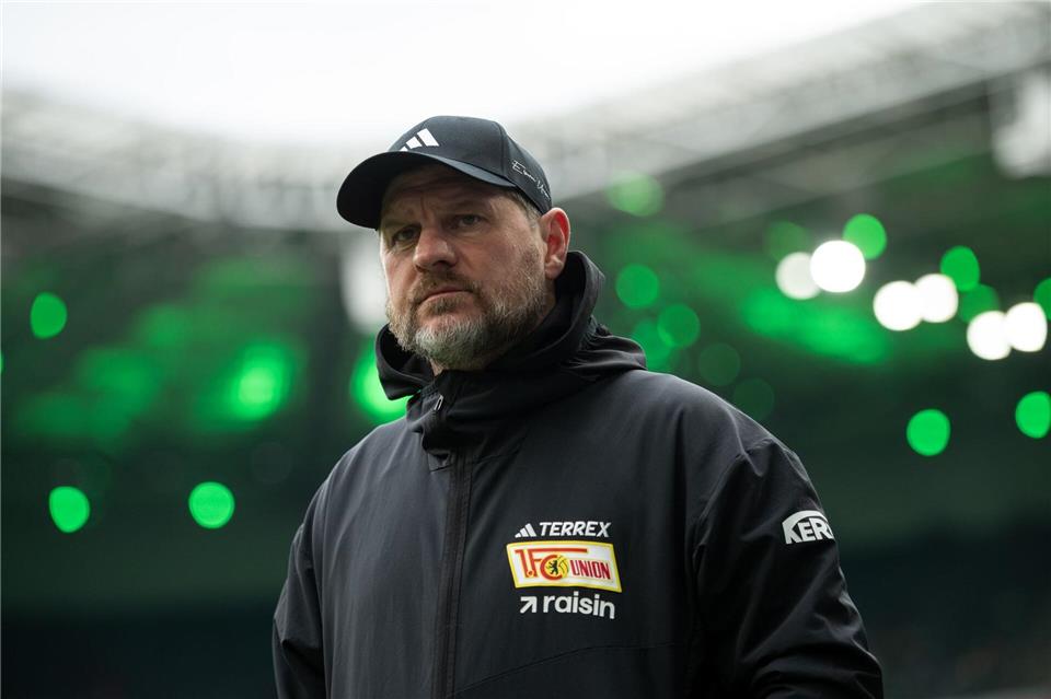 Union-Trainer Baumgart war überhaupt nicht zufrieden mit dem Auftritt seiner Mannschaft.Fabian Strauch/dpa