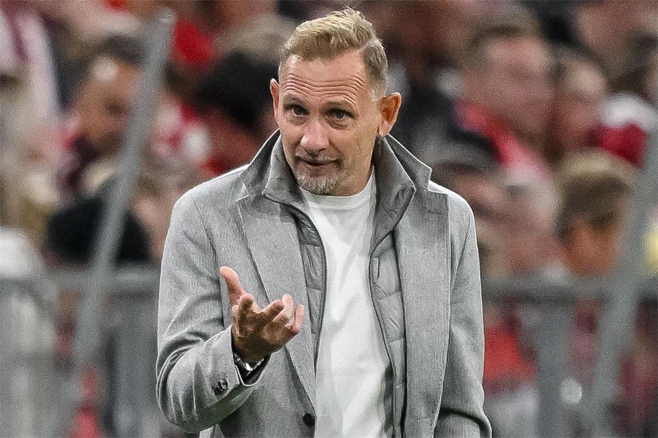 Union-Trainer Mauro Lustrinelli verließ die Arena enttäuscht.Harry Langer/dpa