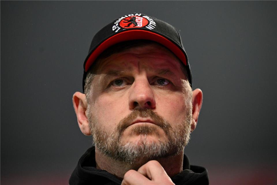 Union-Trainer Steffen Baumgart. (Archivbild)Soeren Stache/dpa