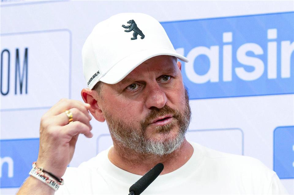 Union-Trainer Steffen Baumgart fordert einen Sieg in Gütersloh.Matthias Koch/dpa