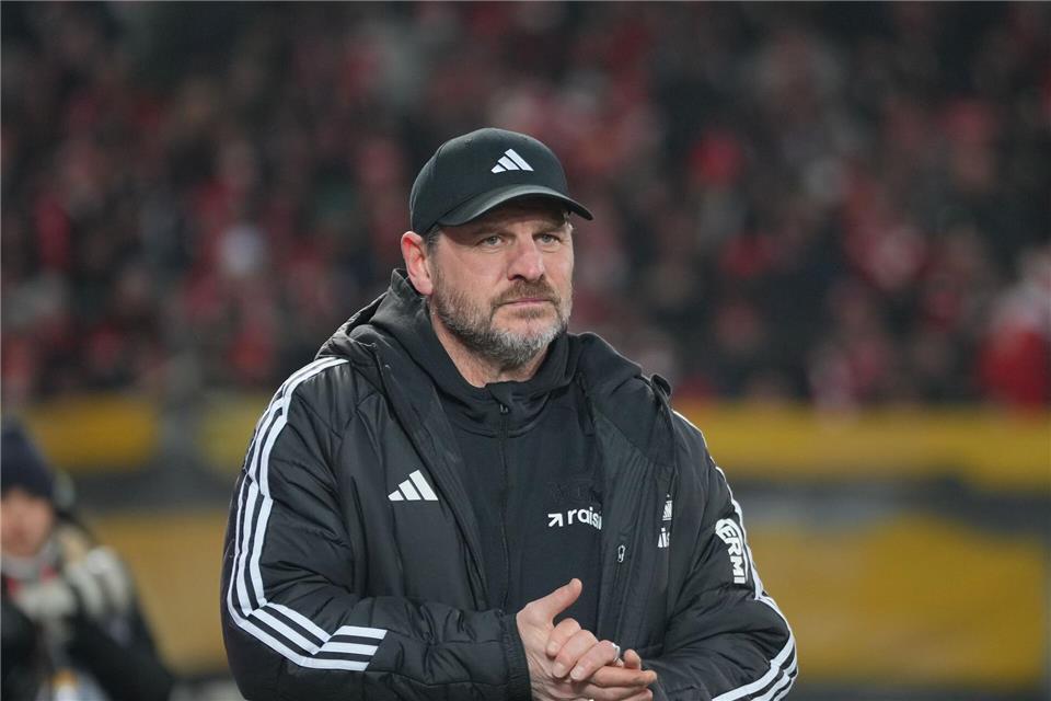 Union-Trainer Steffen Baumgart hat die Heimniederlage gegen Dortmund abgehakt. (Archivbild)Soeren Stache/dpa