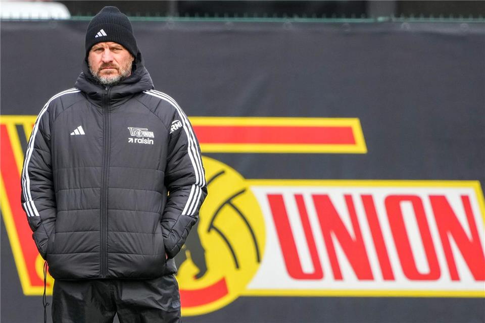 Union-Trainer Steffen Baumgart will in Heidenheim punkten. (Archivbild)Soeren Stache/dpa