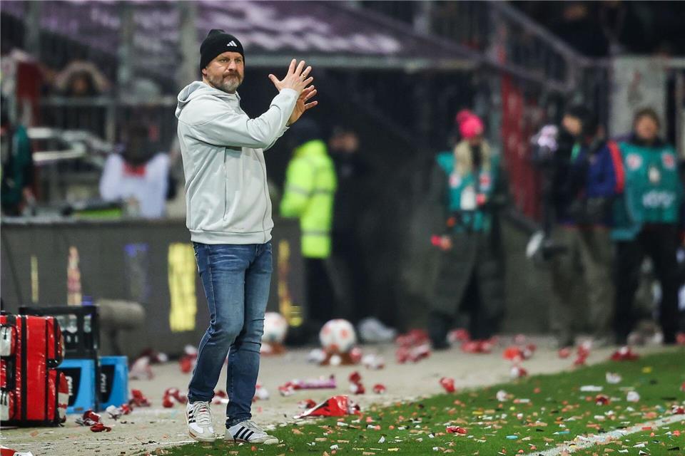 Union-Trainer Steffen Baumgart.Christian Charisius/dpa