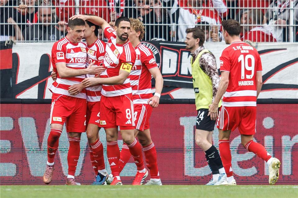 Union zeigte eine Reaktion auf das schwache Spiel in München.Andreas Gora/dpa