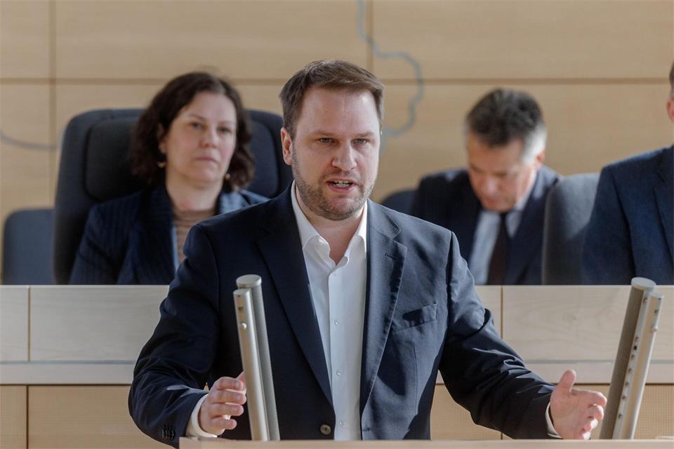 „Unsere Sicherheit ist durch die hybriden Angriffe auf unser Land zunehmend gefährdet“, sagte FDP-Landeschef Christopher Vogt. (Archivbild)Markus Scholz/dpa