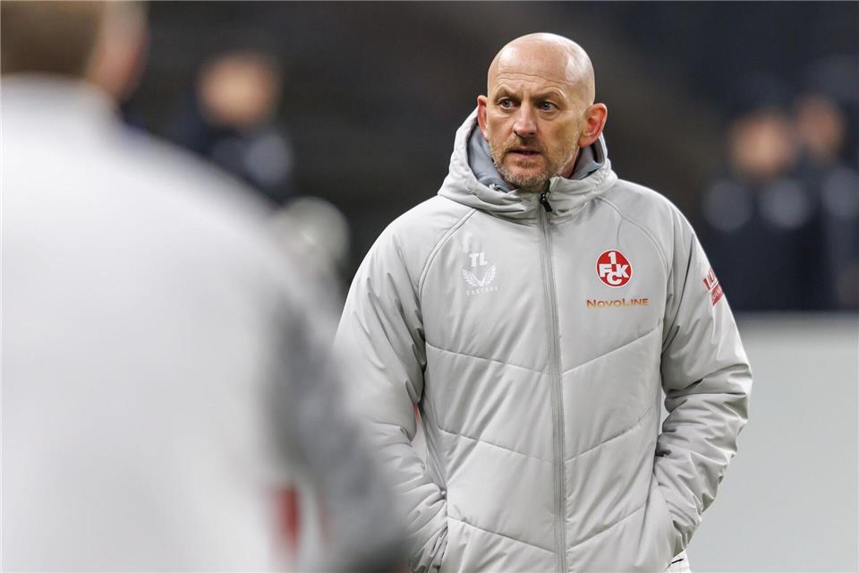 Unter Druck: Kaiserslauterns Trainer Torsten Lieberknecht.Andreas Gora/dpa