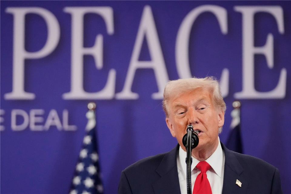 Unter Präsident Donald Trump haben die USA weniger Geld für die Vereinten Nationen ausgegeben. (Archivbild)Mark Schiefelbein/AP/dpa