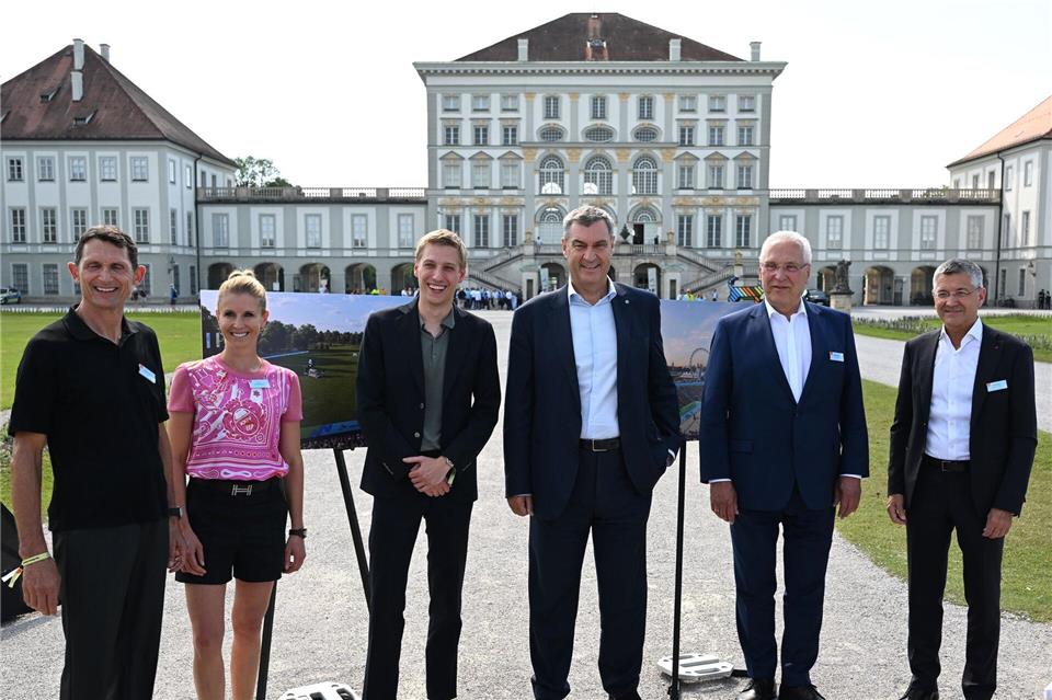 Unter anderem im Schloss Nymphenburg soll für München und Bayern geworben werden.Sven Hoppe/dpa