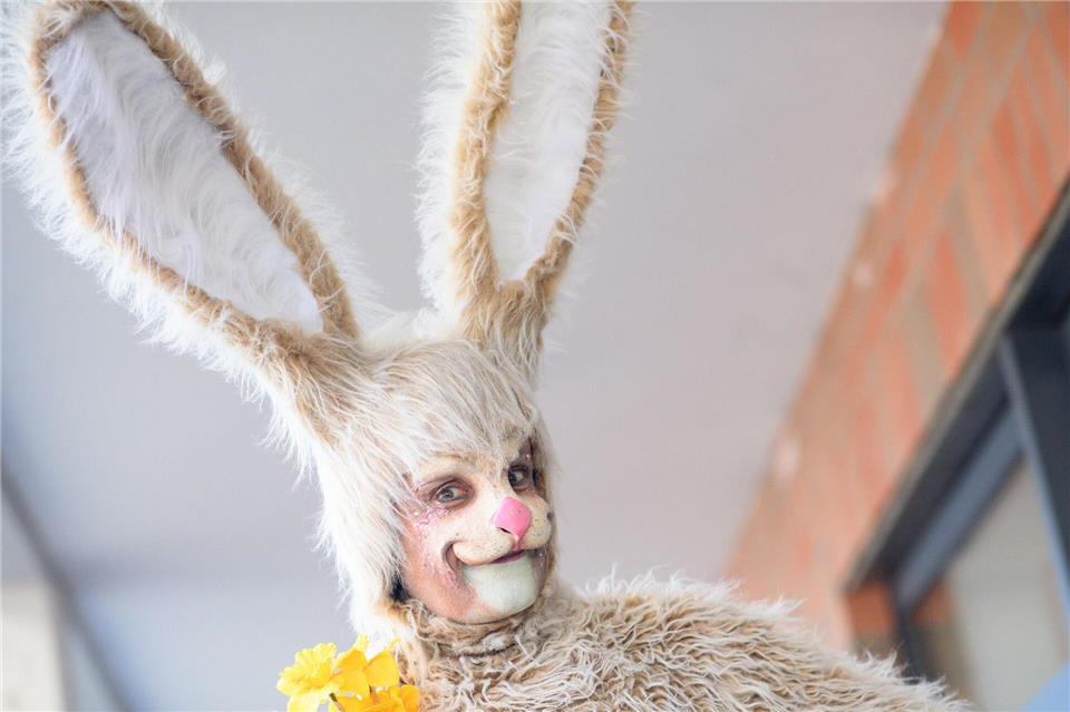 Unter dem Kostüm kann es ganz schön warm werden. Klaus-Dietmar Gabbert/dpa