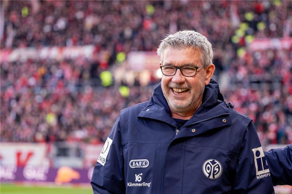 Urs Fischer und Mainz wollen in Köln direkt nachlegen (Archivbild).Torsten Silz/dpa