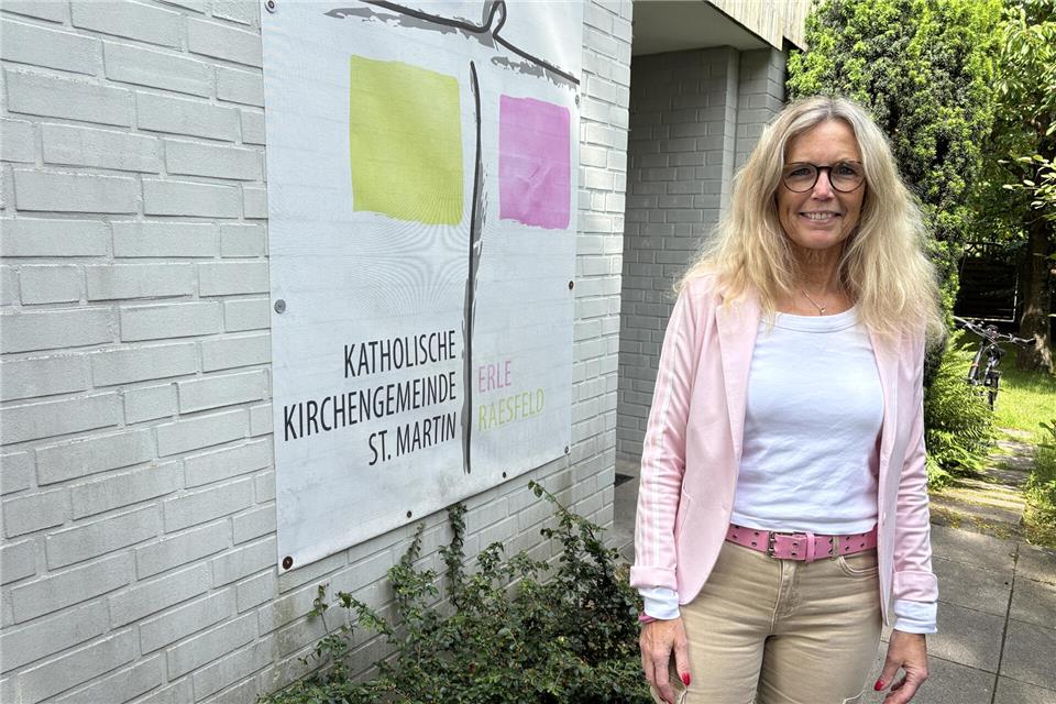 Ute Anschlag leitet den Verbund der Kitas und Familienzentren der Pfarrgemeinde St. Martin.