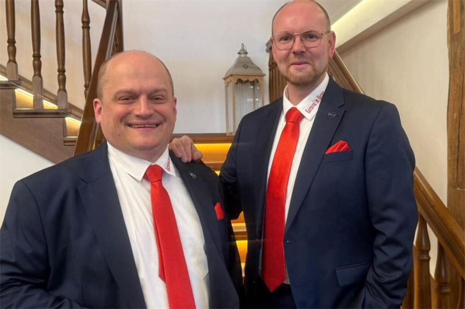 Uwe I. Hagestedt (links) und Christopher I. Vitz bilden in der neuen Session das Bocholter Karnevalsprinzenpaar. Ihr Motto lautet „Karneval im Herzen“.