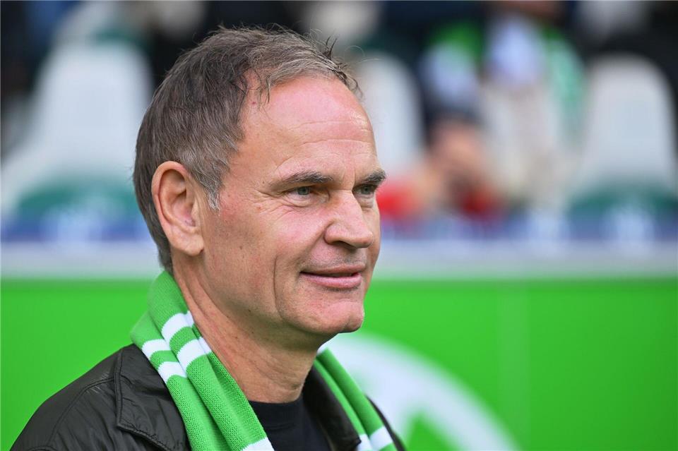 VW-Chef und VfL-Aufsichtsrat: Oliver Blume beim Spiel gegen Bayern München.Swen Pförtner/dpa