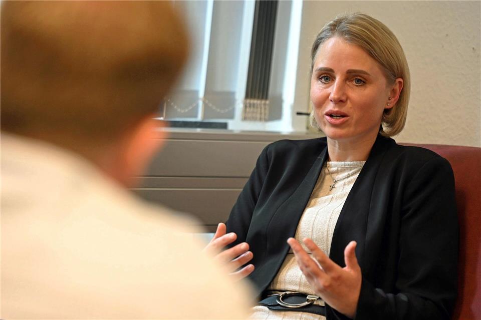 Vanessa Behrendt sitzt für die AfD im niedersächsischen Landtag und wirkt im Landesvorstand als Beisitzerin mit.-/dpa