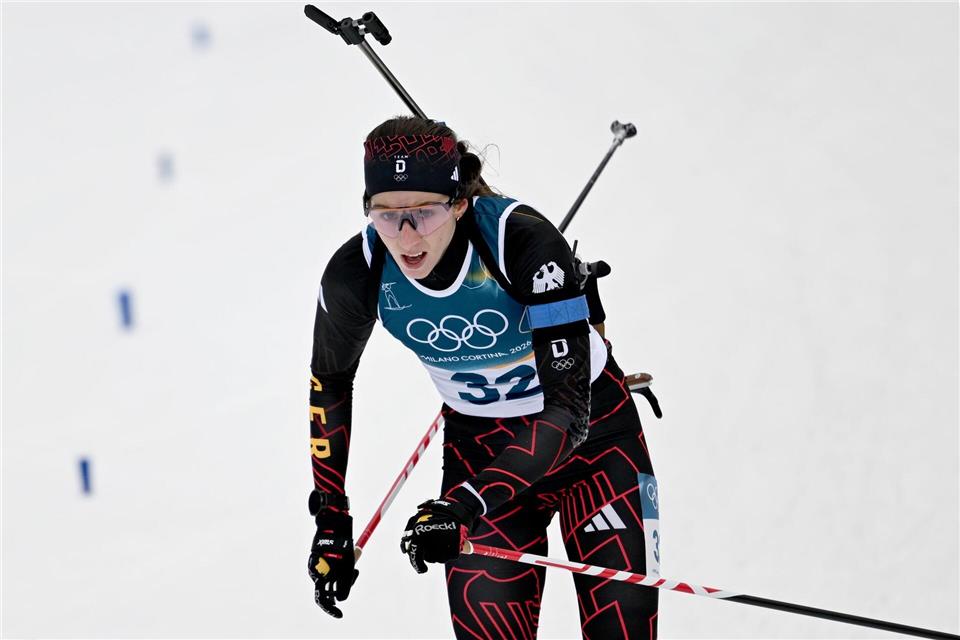 Vanessa Voigt hat bei Olympia noch nicht einmal daneben geschossen.Hendrik Schmidt/dpa