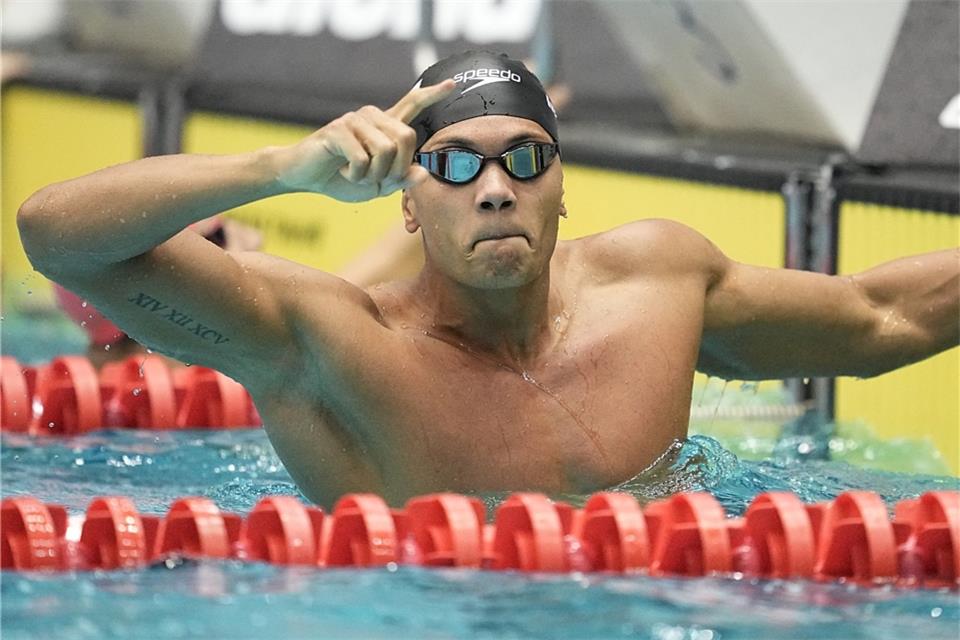 Verbesserte seinen eigenen Rekord über 50 Meter Brust: Melvin Imoudu.