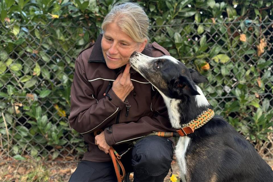Vereinsmitglied Marion Hüning mit Rübe.