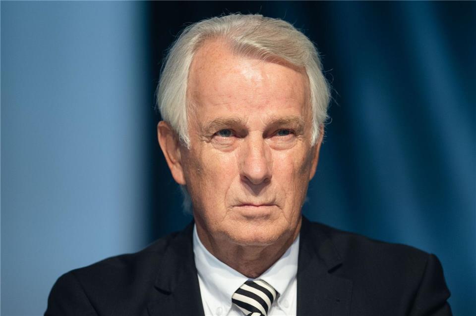 Vereinspräsident Rainer Bonhof war emotional aufgewühlt auf der Jahreshauptversammlung der Borussia. (Archivbild)Marius Becker/dpa