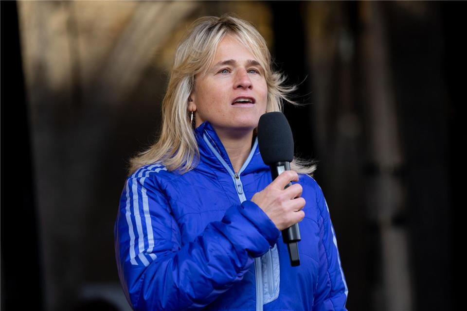 Verena Bentele, Vizepräsidentin des DOSB, will eine „Vision“ für die Stadt.Sven Hoppe/dpa