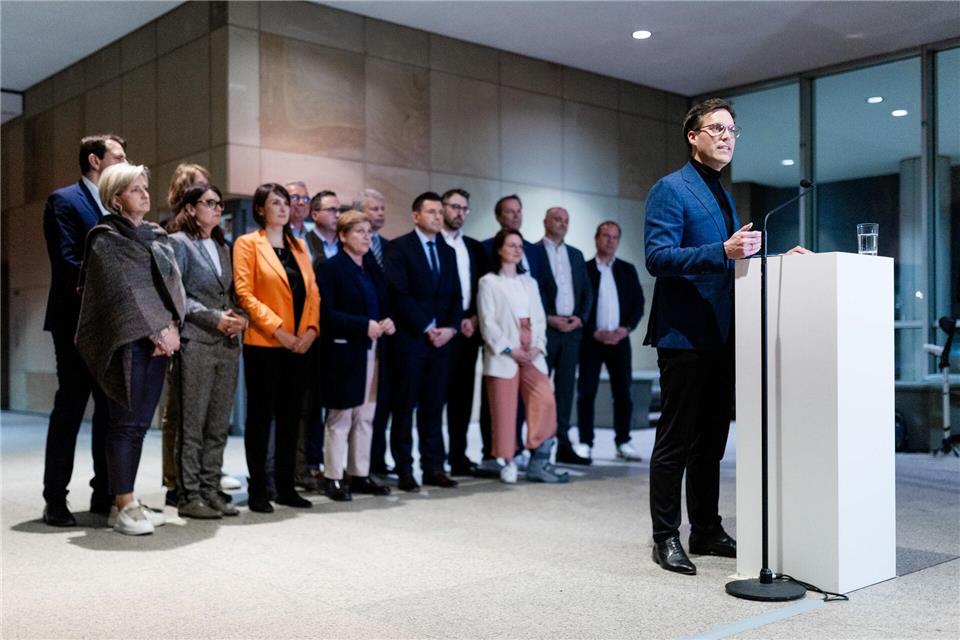 Vergangenen Freitag nahm die CDU das Gesprächsangebot der Grünen an. (Archivbild)Christoph Schmidt/dpa