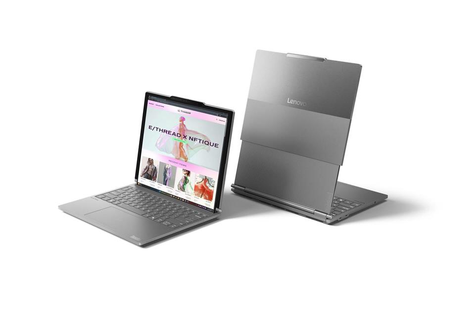 Vergrößerung von 14 auf 16,7 Zoll: Bei Lenovos Thinkbook Plus Gen 6 Rollable entspricht das einem Zugewinn an Bildschirmfläche von rund 50 Prozent.Lenovo/dpa-tmn