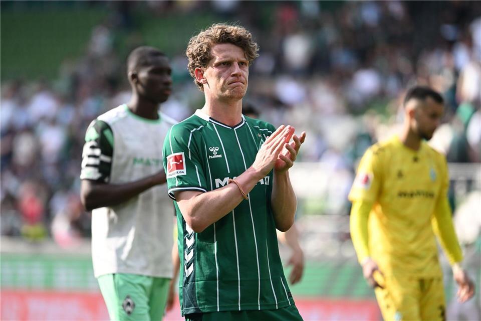 Verlässt Jens Stage Werder Bremen im Sommer? (Archivfoto)Carmen Jaspersen/dpa