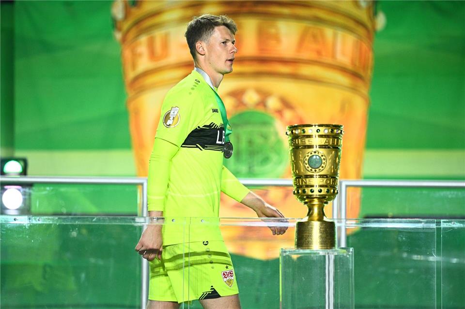 Verlässt den VfB nach drei Jahren: Nationaltorhüter Alexander Nübel. (Archivbild)Tom Weller/dpa
