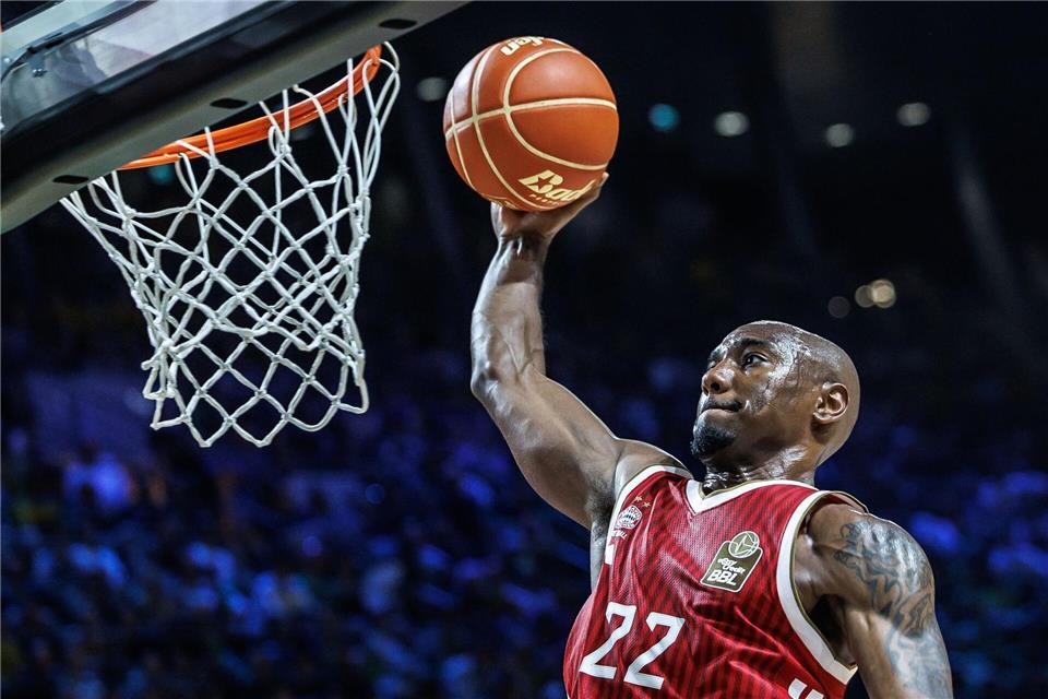 Verlässt die Bayern schon wieder: Basketball-Profi Isiaha Mike. (Archivbild)Andreas Gora/dpa