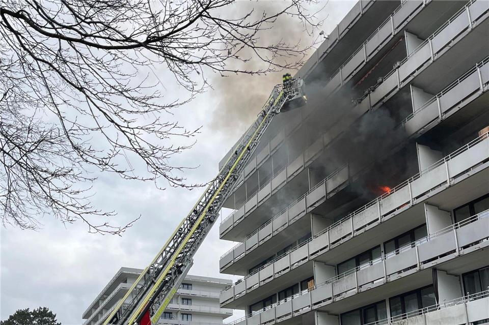 Verletzt wurde bei dem Brand niemand. (Handout)--/Feuerwehr Mettmann/dpa