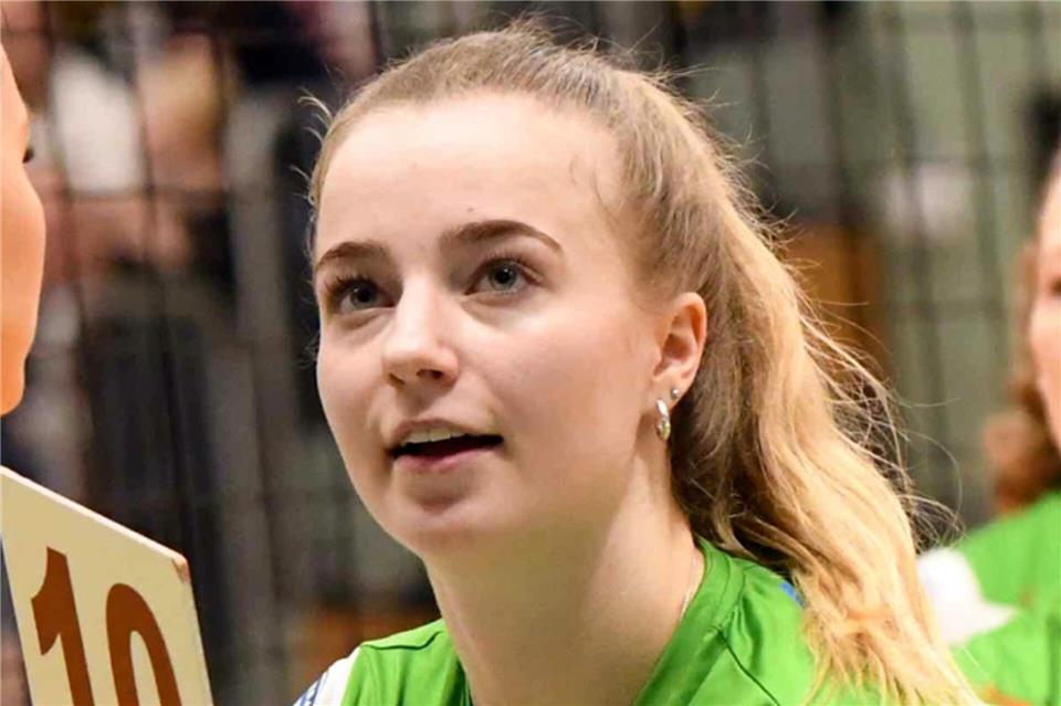 Verletzte sich in Stuttgart bei einem Blockversuch am Auge: Zuspielerin Chaine Konjer.