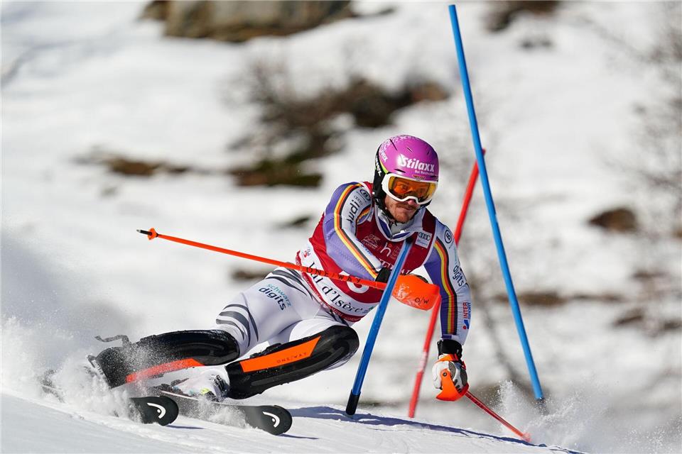 Verliert gegen seinen „Endgegner“: Linus Straßer.Pier Marco Tacca/AP/dpa