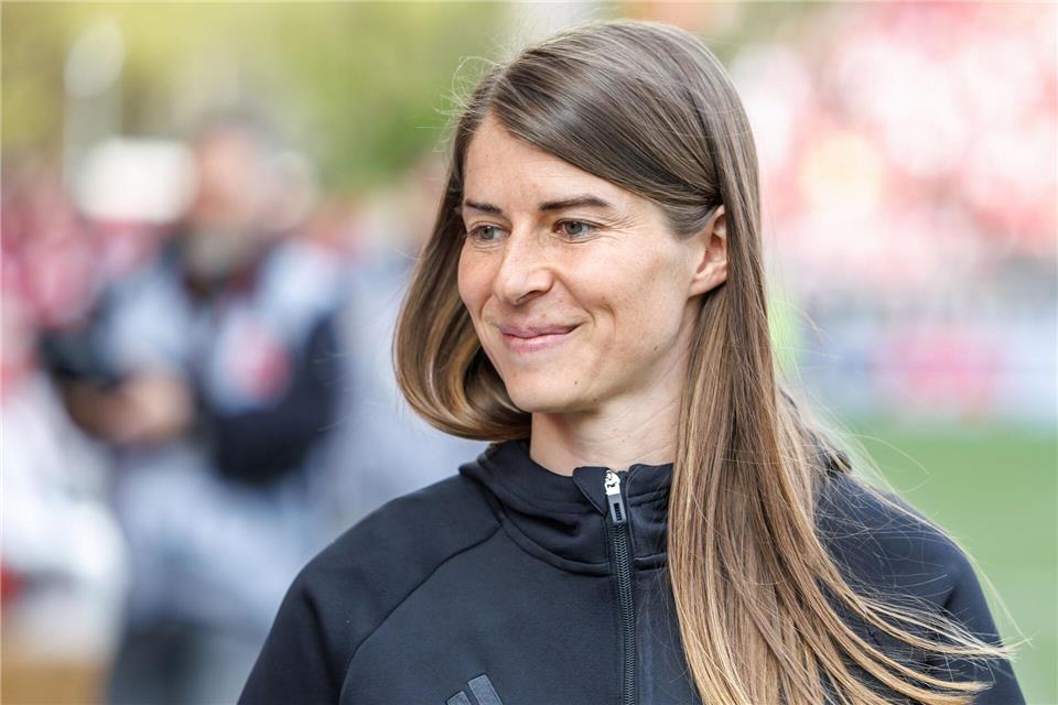 Verlor ihr Debüt mit Union Berlin: Trainerin Marie-Louise Eta.Andreas Gora/dpa