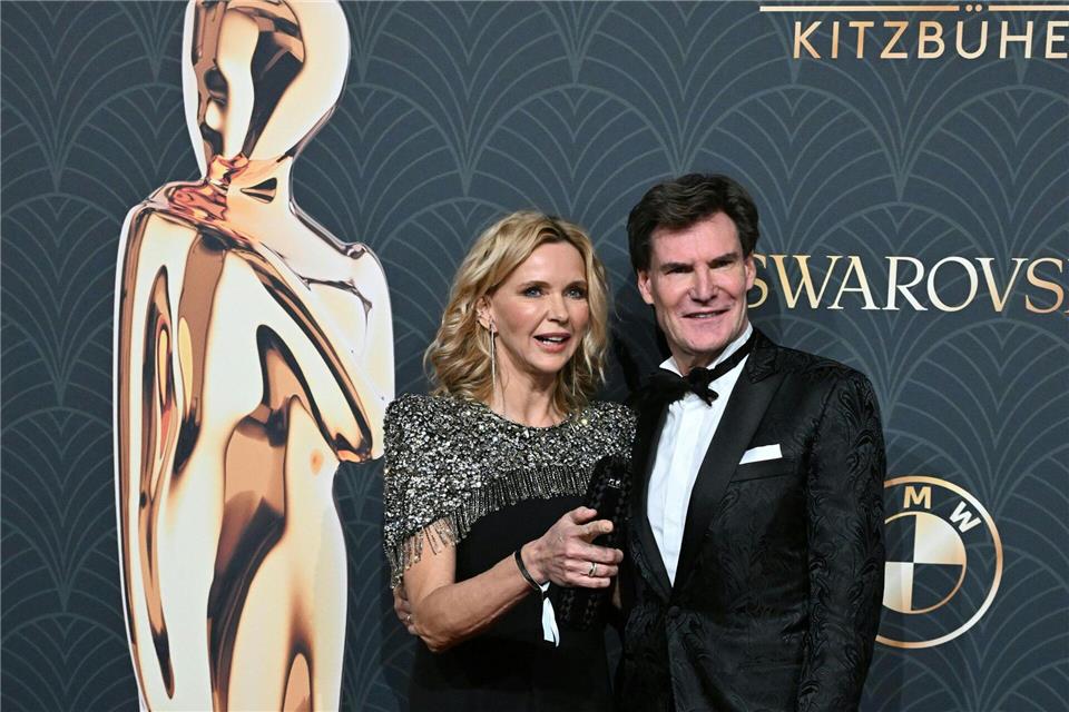 Veronica Ferres erhielt die Romy als beliebteste Schauspielerin TV/Streaming.Barbara Gindl/APA/dpa