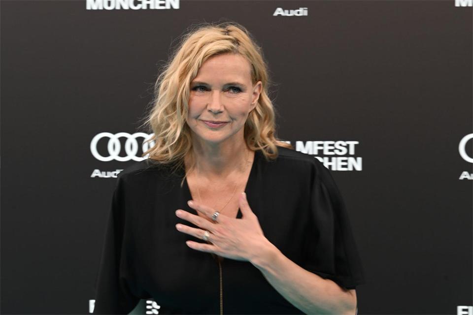 Veronica Ferres habe sich um Nordrhein-Westfalen verdient gemacht, lobt Ministerpräsident Hendrik Wüst (CDU). (Archivbild) Felix Hörhager/dpa