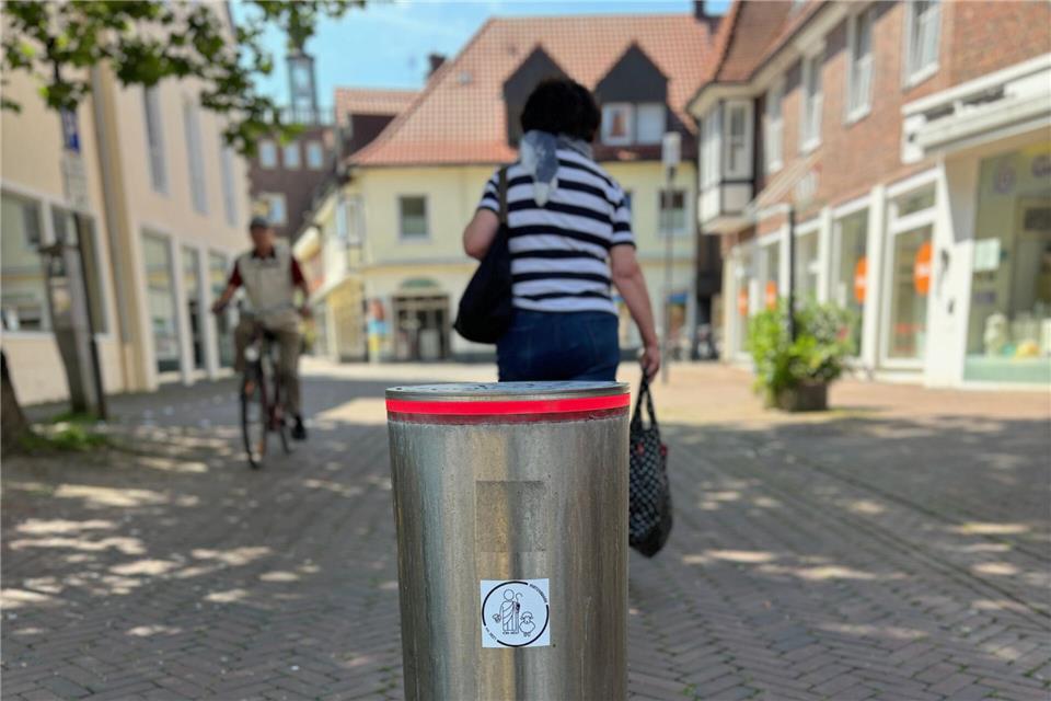 Versenkbare Poller gibt es an drei Stellen in der Innenstadt. Denkbar, das weitere hinzukommen. Das Problem sind die hohen Kosten.