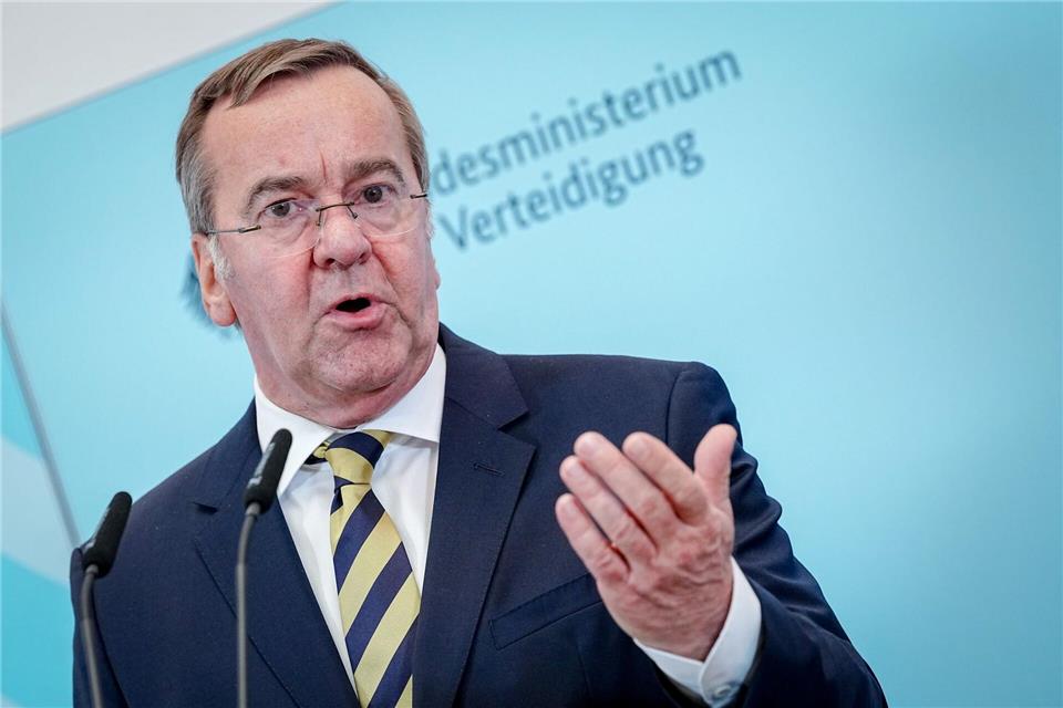 Verteidigungsminister Pistorius stellte in Berlin die erste deutsche Militärstrategie vor.Kay Nietfeld/dpa