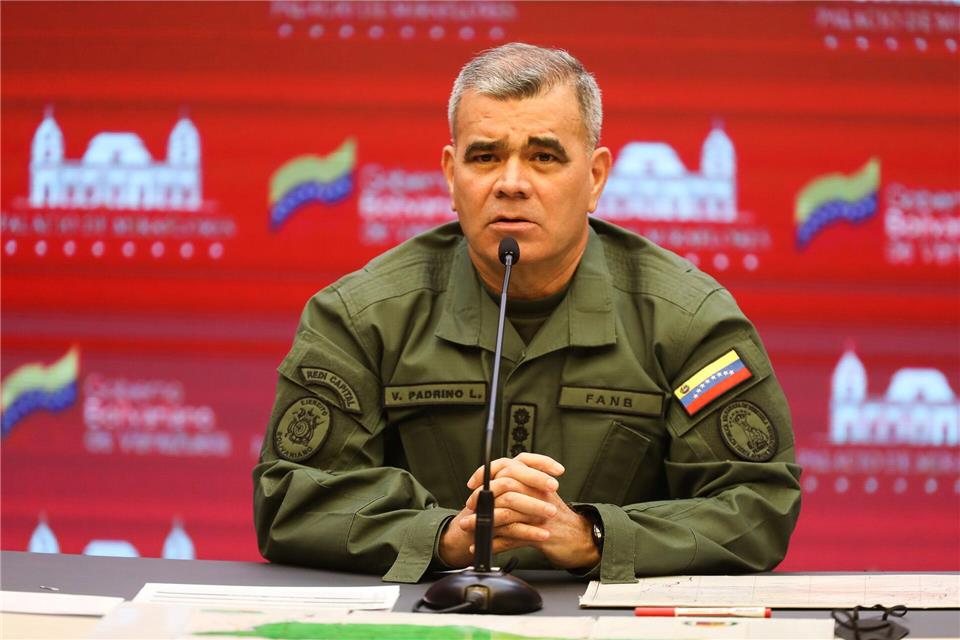 Verteidigungsminister Vladimir Padrino López prangerte eine Provokation der USA an. (Archivbild)---/Prensa Miraflores/dpa