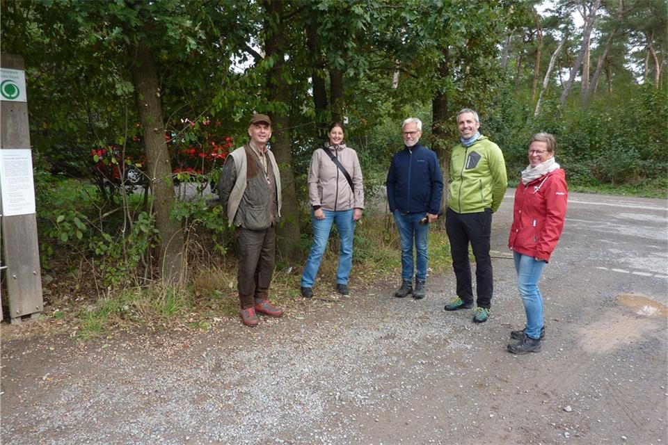 Vertreter des Naturparks Hohe Mark und des Verbands Deutscher Naturparke haben sich die Angebote vor Ort angeschaut.