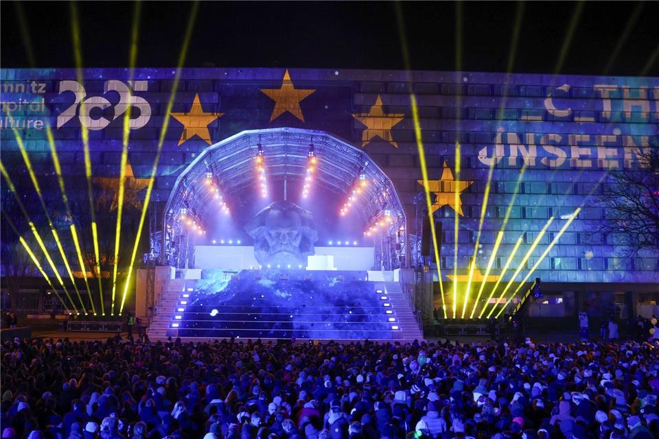 Vertreter verschiedener Parteien halten die Europäische Kulturhauptstadt Chemnitz schon jetzt für einen großen Erfolg. (Archivbild)Jan Woitas/dpa