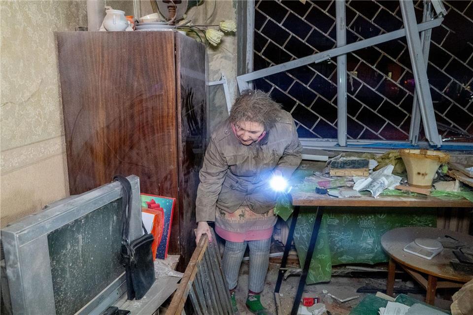 Verwüstung nach russischem Luftangriff Andrii Marienko/AP/dpa