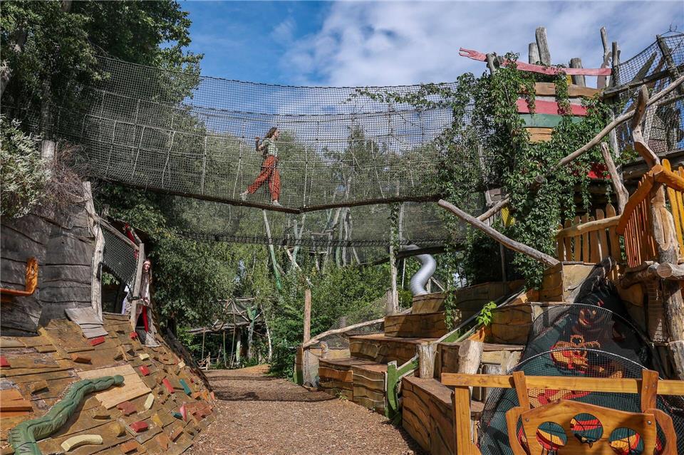 Verwunschene Welten: Ein neuer Familienpark öffnet bald in Sachsen.Jan Woitas/dpa